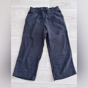 H&M Mama Wide-Leg Muslin Pants